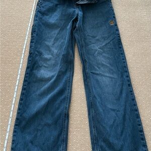 Timberland Wide Leg Carpenter Jeans Blue 18